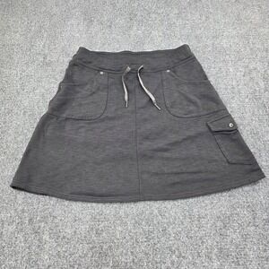 Kuhl Womens Skirt Size S Gray Athleisure Built in Shorts Drawstring Pockets